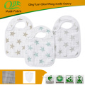 silicone toddler bibs with pocket/snap baby bibs